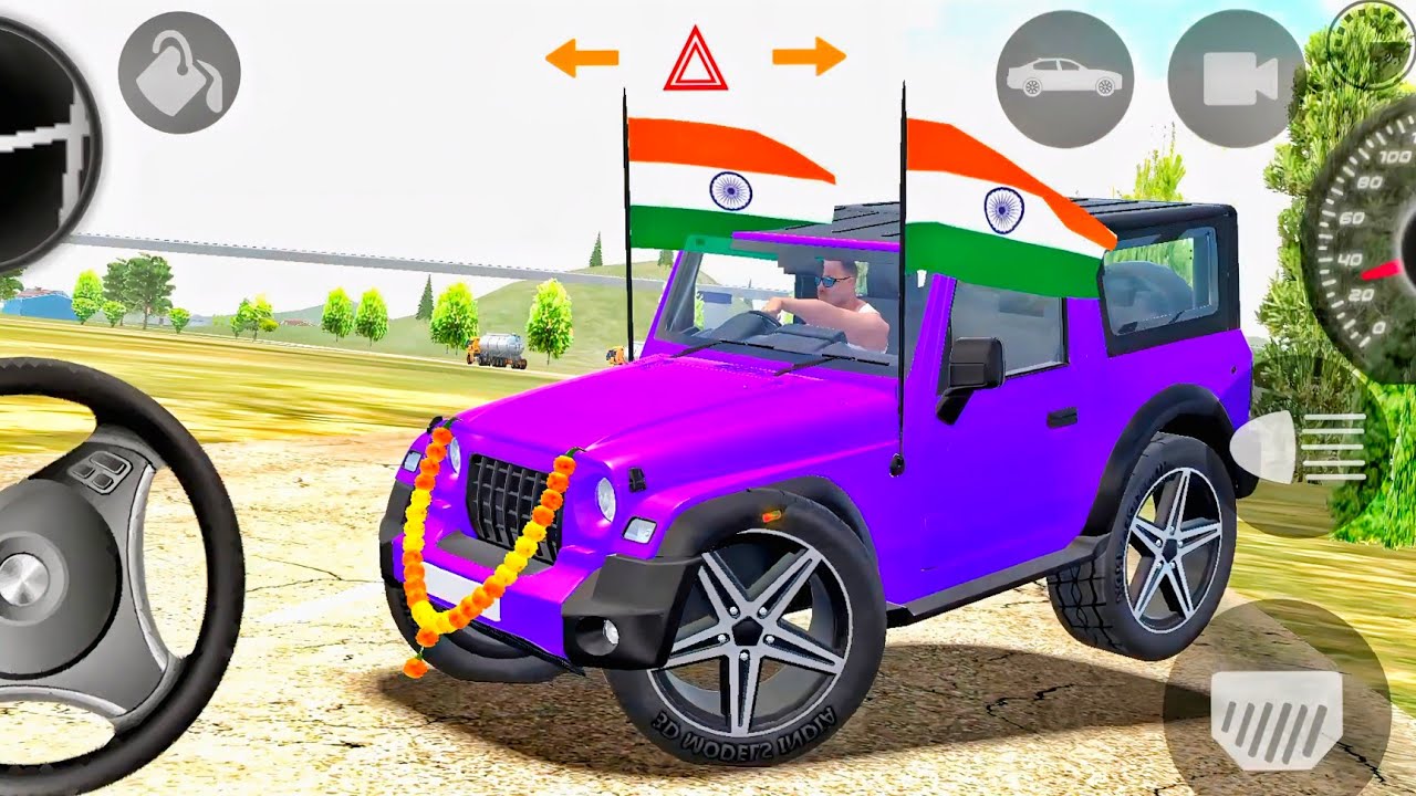 Modified Mahindra Thar😈Games:Indian Purple Thar (Gadi Wala Games) Car Game Android Game - #2026