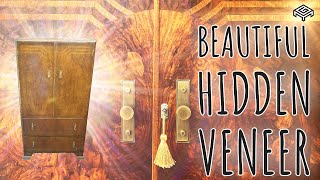 WOW! This veneer is stunning | Furniture Restoration / Makeover