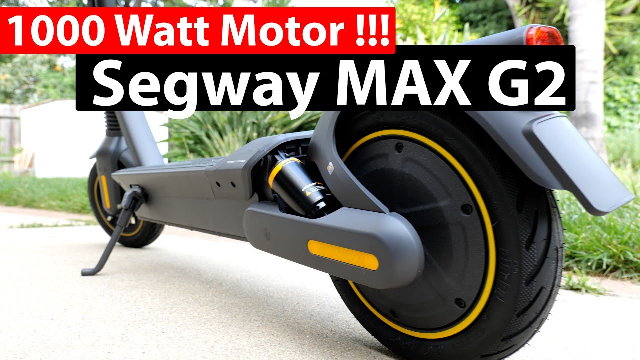 Segway Max G2 Review - Dual Suspension, Turn Signals, Apple Find My and  more! 