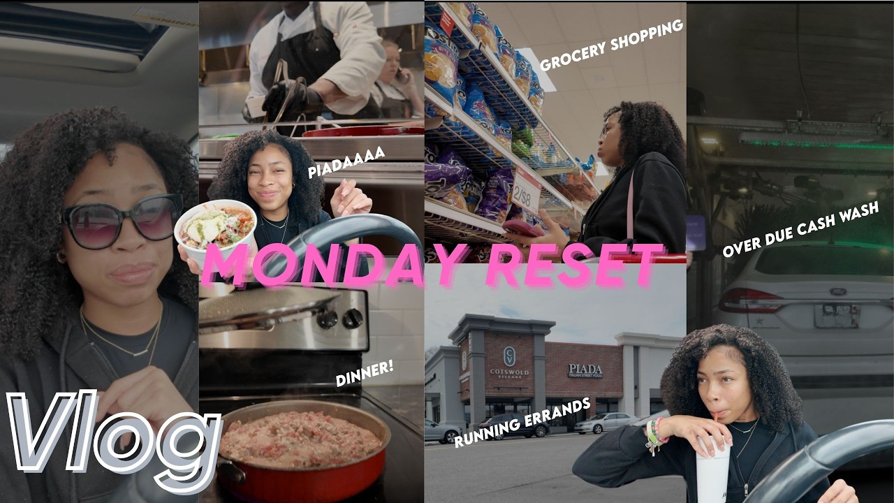 A Fresh Start to the Week 💭 | Monday Reset in Charlotte | Black Girl Lifestyle