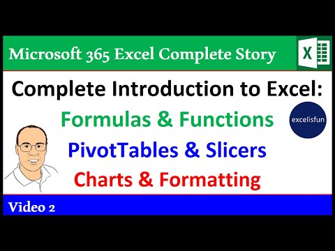 Excel Formulas & Functions, PivotTables, Slicers & Charts - 365 MECS 02