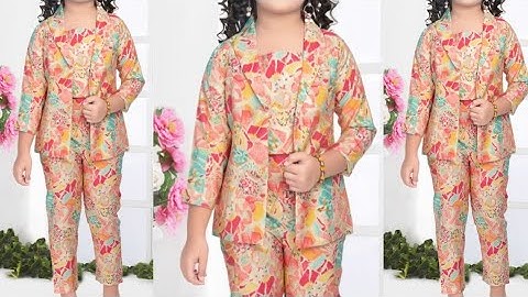 Baby co-ord set design cutting and stitching /10-11 year old girl top with Palazzo