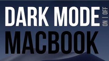 How to Enable/Disable Dark Mode in MacBook | Turn Dark theme On/Off | MacBook Pro, MacBook Air 💻