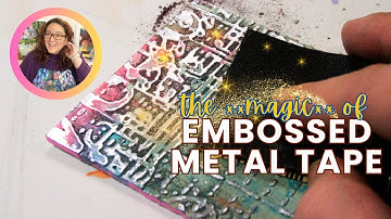 Metal Tape Embossing with Balzer Designs Stencils