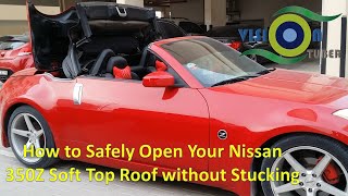 How to Open Soft Top of Convertible Car Nissan 350Z Properly even if it is Stucking screenshot 5
