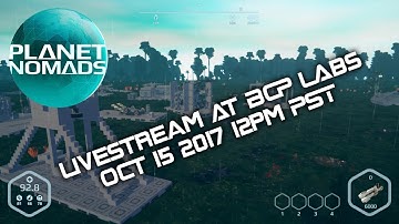Planet Nomads - Livestream Notification - Oct 15 2017