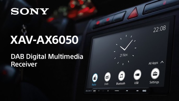 SONY XAV-AX3005DB RECEPTOR DE DAB CON PANTALLA DE 6.95'' PARA EL COCHE CON  BLUETOOTH APPLE CARPLAY Y ANDROID AUTO