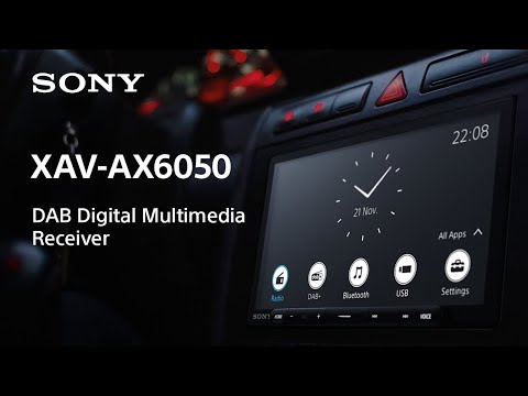 Ricevitore multimediale digitale per auto Sony XAV-AX6050 DAB |  Video ufficiale