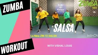 Zumba Workout Salsa Zin-72 La Nina Easy Steps2021