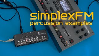 simplexFM percussion demo (new firmware v1.01)