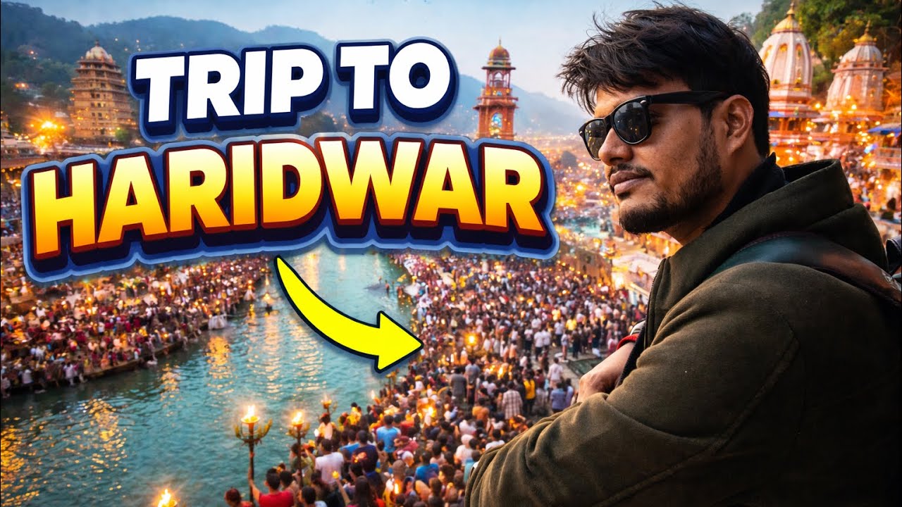 Haridwar Trip 🙏 Ganga Aarti & Peaceful Vibe| Travel Vlog |