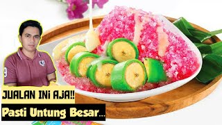 CARA MUDAH MEMBUAT ES PISANG IJO | MAKANAN YANG BISA DI JUAL screenshot 2