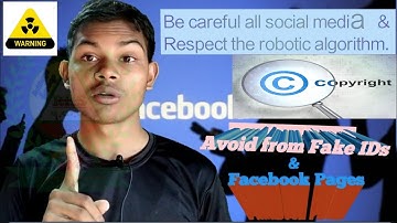 Be careful⚠️to use all social media🌐.🔒Avoid from Fake IDs ,copyrights & respect robotic algorithm