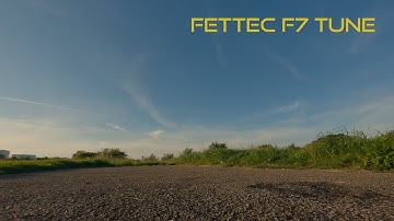 Fettec F7 tune for Apex FPV drone frame
