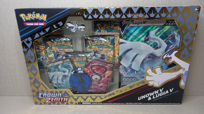 Pokemon Trading Card Game: Crown Zenith Unown V and Lugia V Special  Collection - GameStop Exclusive