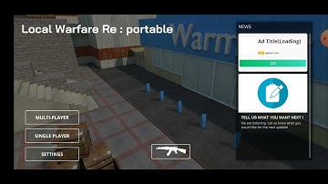 offline high graphics multiplayer (local warfare RE:portable)