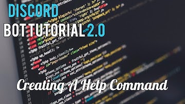 Discord Bot Tutorial 2.0 | Creating A Help Command [13]