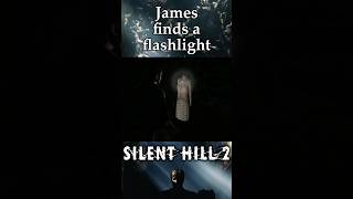 James finds a flashlight