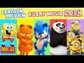 Every CARTOON MOVIE 2024 - 20+ Upcoming Movies! (Kung Fu Panda 4, Sonic 3, Spongebob, Garfield)