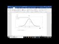 How to draw normal curve in word and find the probability of a z-score (i.e., standardized score)