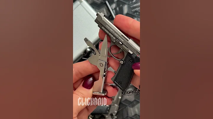 Beretta M92 Multitool - Chrome Edition 3 #miniature #csgo #military #shorts #toys #outdoors #edc