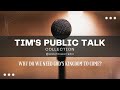 Jw public talk why do we need gods kingdom to come