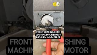 FRONT LOAD WASHING MACHINE DRAIN MOTOR PROBLEM / dpEr ERROR #ifb #india #washingmachine #laundry