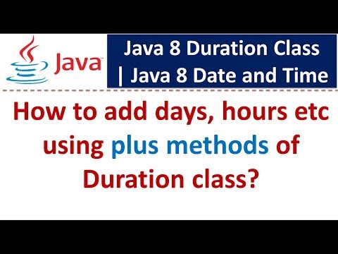 How to add days, hours etc using plus methods of Duration class? | Java 8 Date and Time