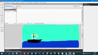 Рисуем мультфильм в Macromedia Adobe Flash 8 ( мультипликация ) Анимация движения