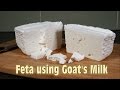 Making Feta using Goats Milk - Including Taste Test