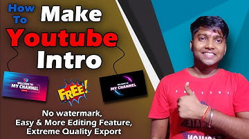 How to make INTRO for Youtube Videos | No watermark, Free | Panzoid | Intro banaye free mein