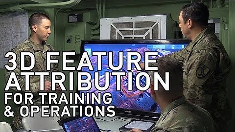 3D Feature Attribution for Military Training and Operations (Brief Overview)