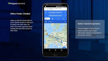 Bank Office Finder Chatbot with Progress NativeChat