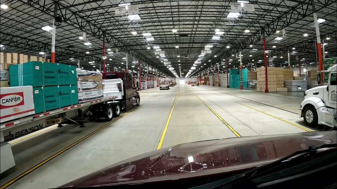 maverick-flatbed-trucking-428-home-depot-dc-home-load-youtube