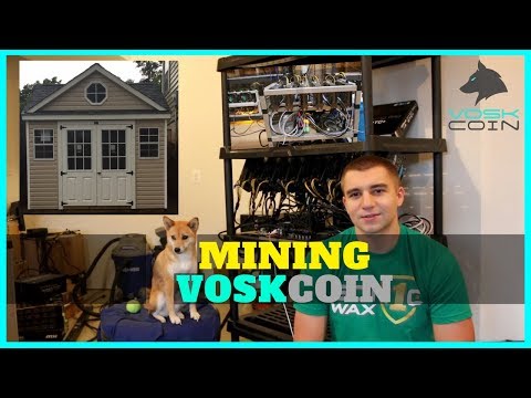 VoskCoin Cryptocurrency 12/17 Mining Farm Update + Mining Shed Build + Electric