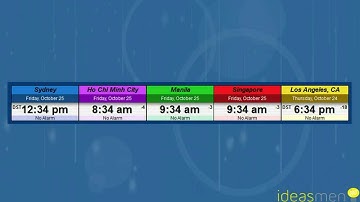 Day 20 - Easily Track Time in Multiple TimeZones