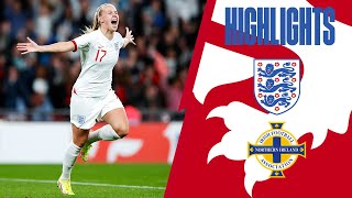 England 4-0 Northern Ireland | Beth Mead Hat-Trick Hero Delights Wembley Crowd | Highlights