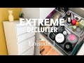 EXTREME Declutter | E:1 SKINCARE | Getting ready for 2021.