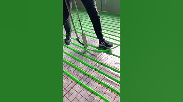 Efficient Underfloor Heating Installation Process - Good tools and machinery make work easy
