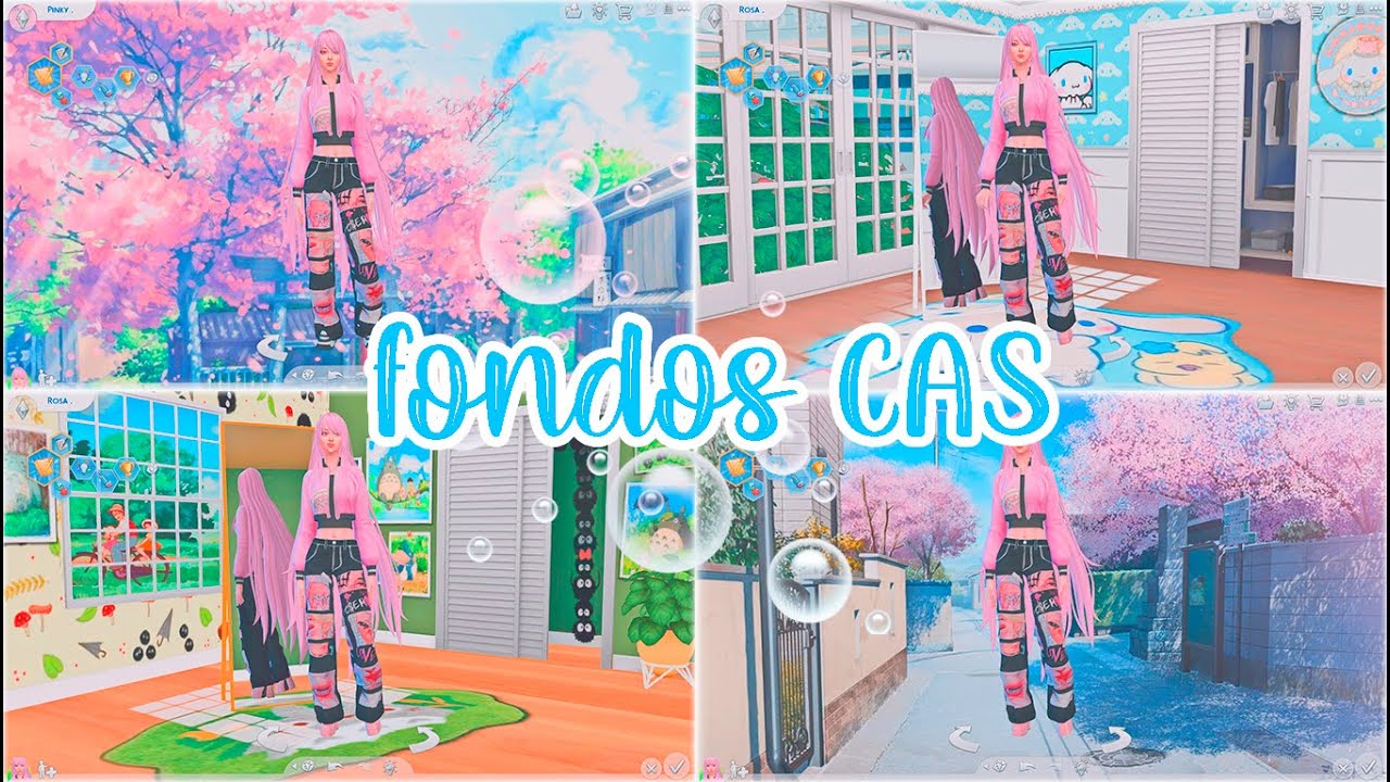 🌸 Los Sims 4 Fondos para el cas! 13 Fondos Aesthetic, Kawaii, Anime ...
