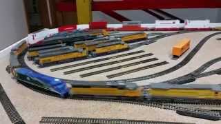 Great Union Pacific double stack Intermodal container train - 2. part