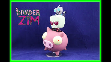 Invader ZIM & GIR on THE PIG Unboxing  | HOT TOPIC Exclusive | Guru Reviews