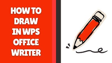 Hoe te tekenen in WPS Office Writer