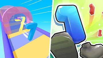 Math Race 3D vs Number Run 3D - Max Levels Gameplay (Part 1) 123456789