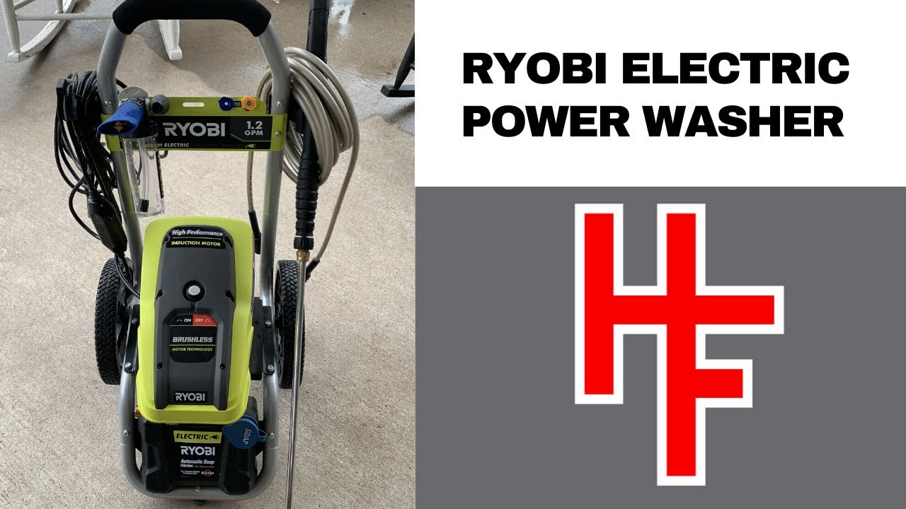 Ryobi Electric Power Washer YouTube