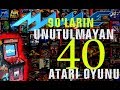 90'LARIN UNUTULMAYAN EN İYİ ATARİ OYUNLARI (Arcade MAME Games)