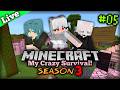 🟢[LIVE]❗My Crazy Survival Season 3 | Minecraft Bedrock V26.3 + Add-on's EP.05