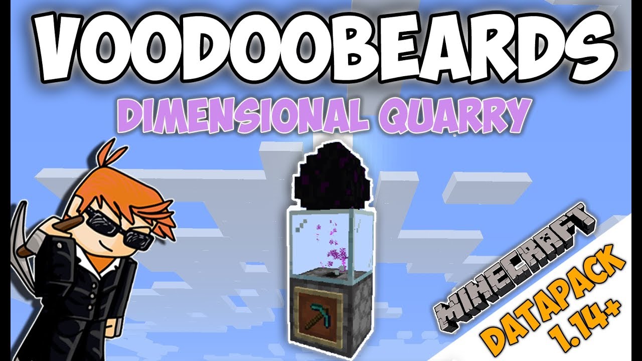 Minecraft Datapack: Voodoobeards Dimensional Quarry [ 1.14+ ] - YouTube