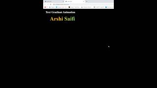 Gradient Text Animation  HTML and CSS tutorial for beginners 2023 #shorts  #codingforbiginners