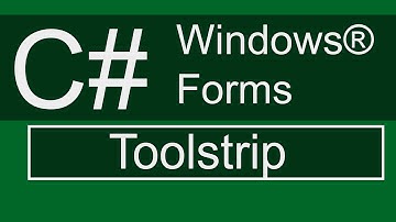 C#: Toolstrip - Windows® Forms
